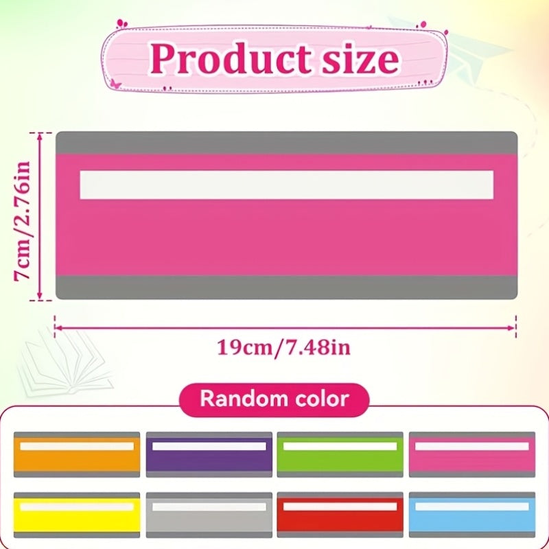 2 4pcs colorful reading guide strips line   improve