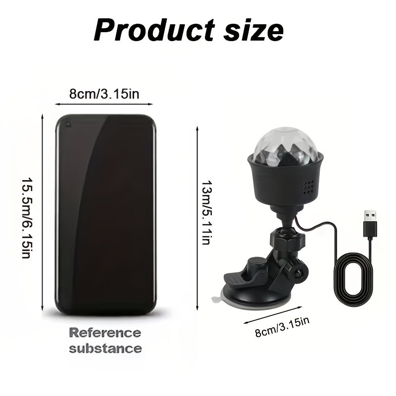 new disco light dj party light 7 lighting   usb powered