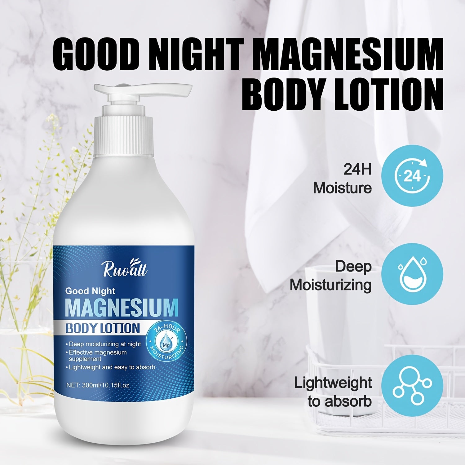 magnesium oil body lotion containing magnesium