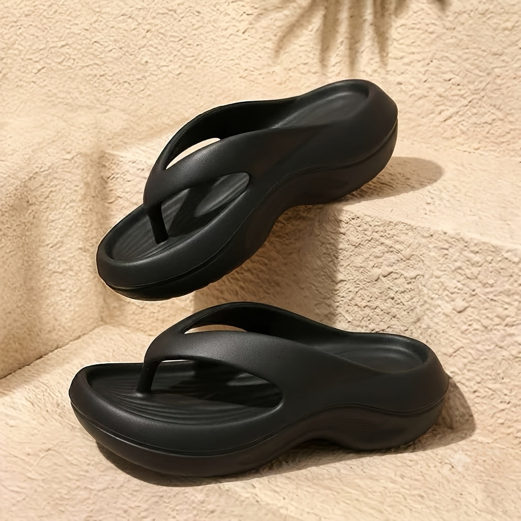 women retro eva slippers arch support thick sole   heel