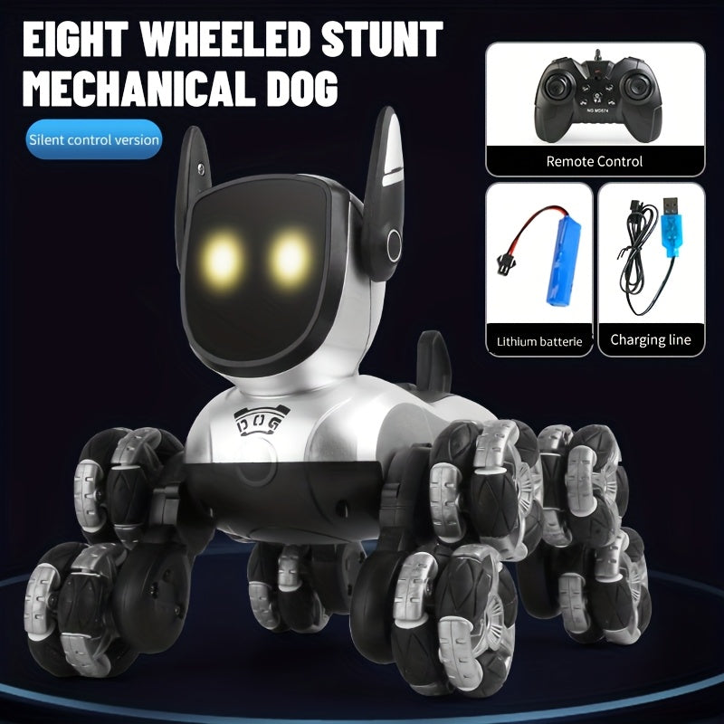 rechargeable electronic interactive intelligent robot dog