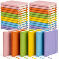 set  6 pu leather bound journals featuring 160 pages