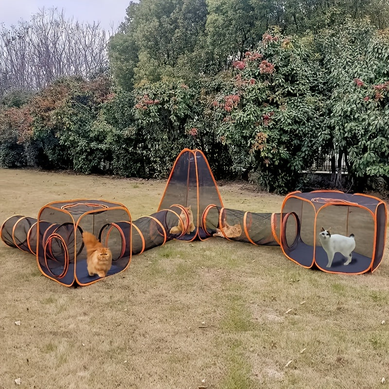 6 in 1 portable outdoor cat enclosure tent