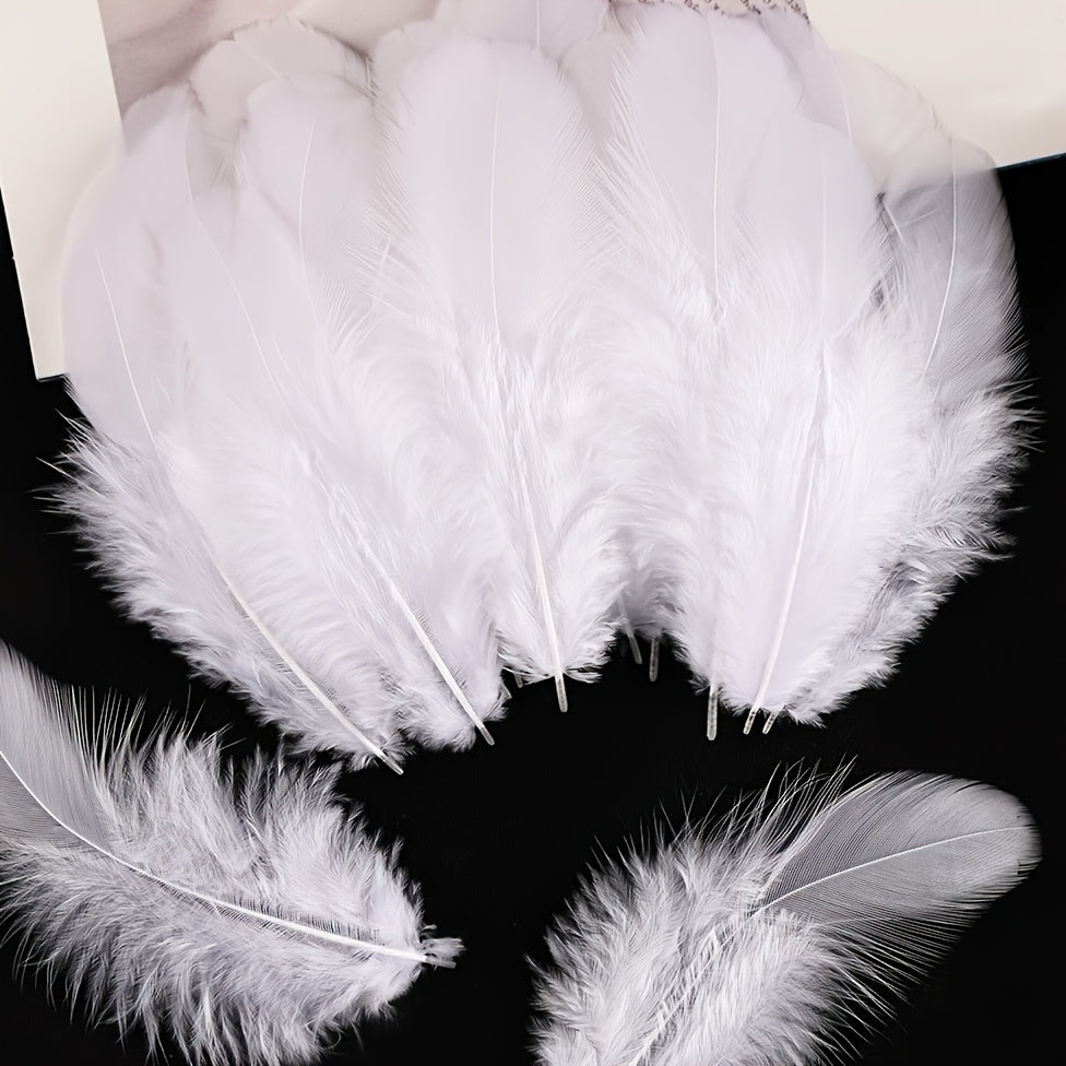 297pcs colorful artificial feathers suitable diy crafts