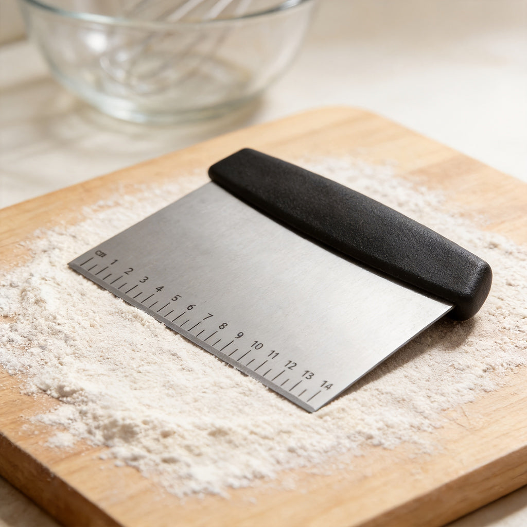 stainless steel scraper dough cutter   spatula