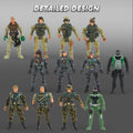 16pcs   men playset 12 realistic     men action