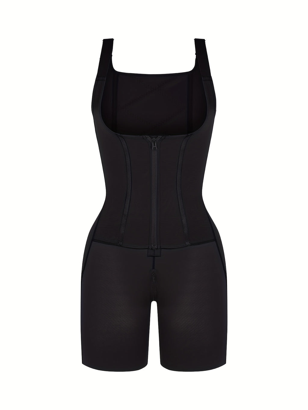 women 2in 1 adjust hooks abdomen trimmer control shapewear