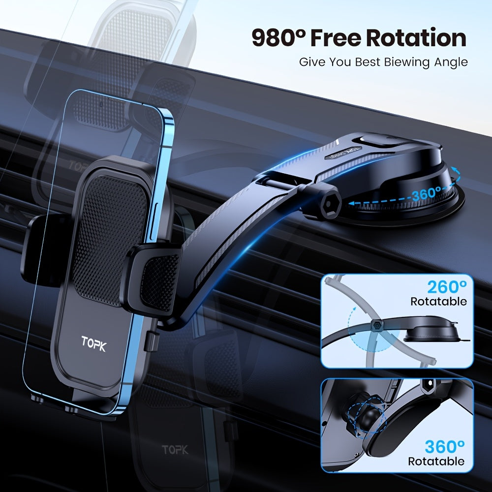 d40c car dashboard phone holder adjustable in vertical