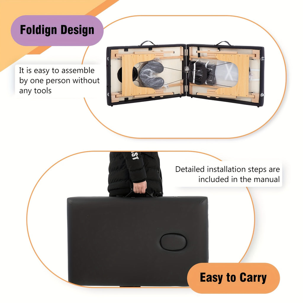 2 fold massage table portable massage bed   bed