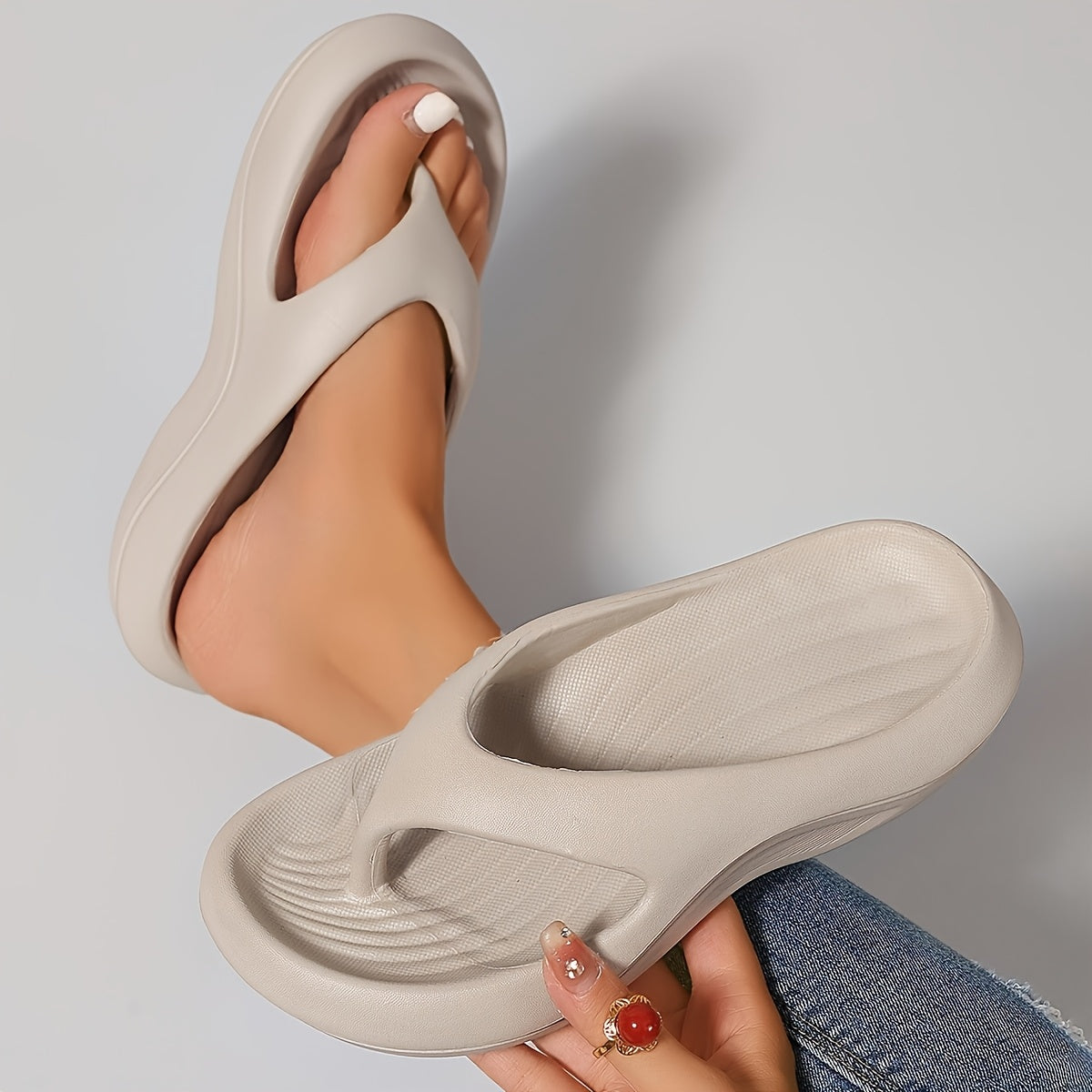 women retro eva slippers arch support thick sole   heel