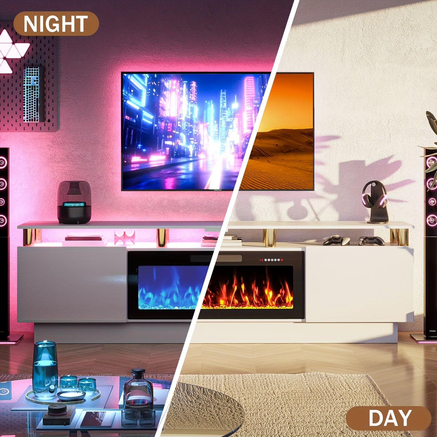 80 fireplace tv stand 36 fireplace 2 tier 80 led