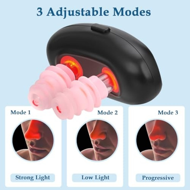 red light nasal device portable usb rechargeable sinus