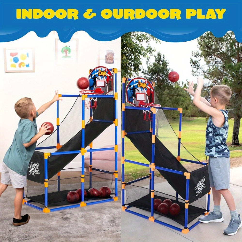 arcade basketball game set 4 balls   3 years old