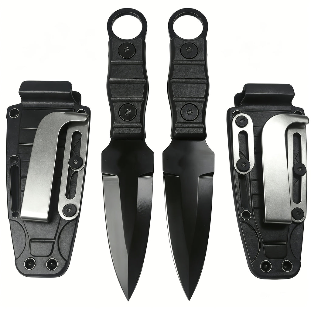 compact stainless steel edc knife sheath suitable