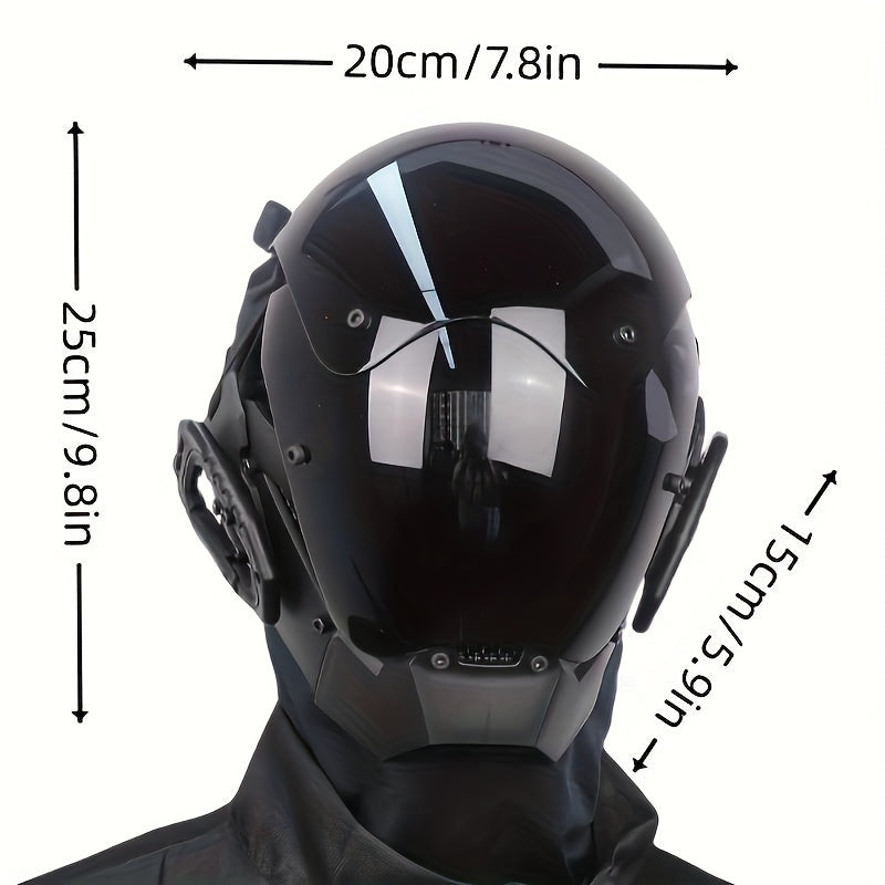 futuristic cyberpunk mask   costume additions
