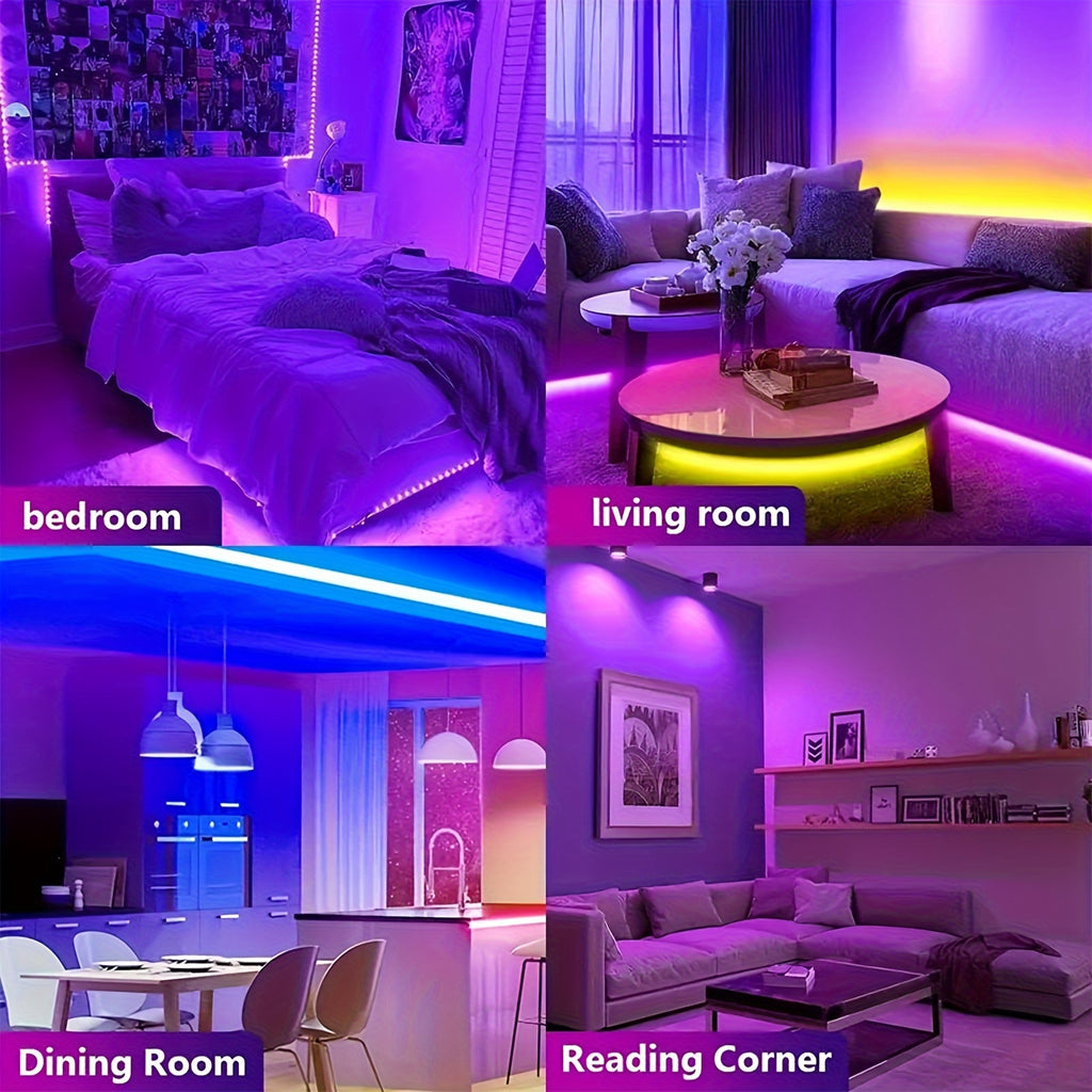 100  lights bedroom color changing led strip