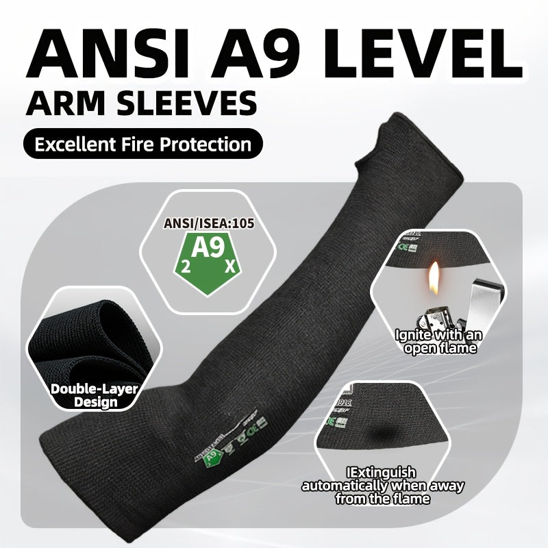 ansi a9 cut resistant arm sleeves 18  ply