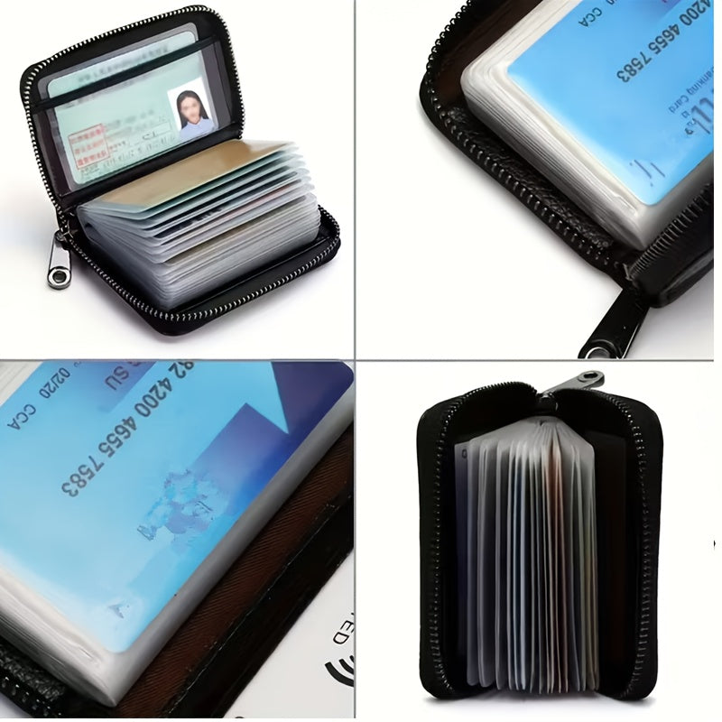 2pcs set 1 card holder 1 rfid blocking card sleeve suitable