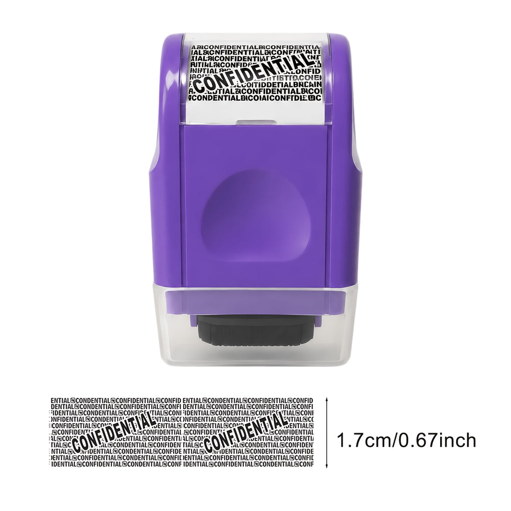 1pc   roller stamp confidential data defender