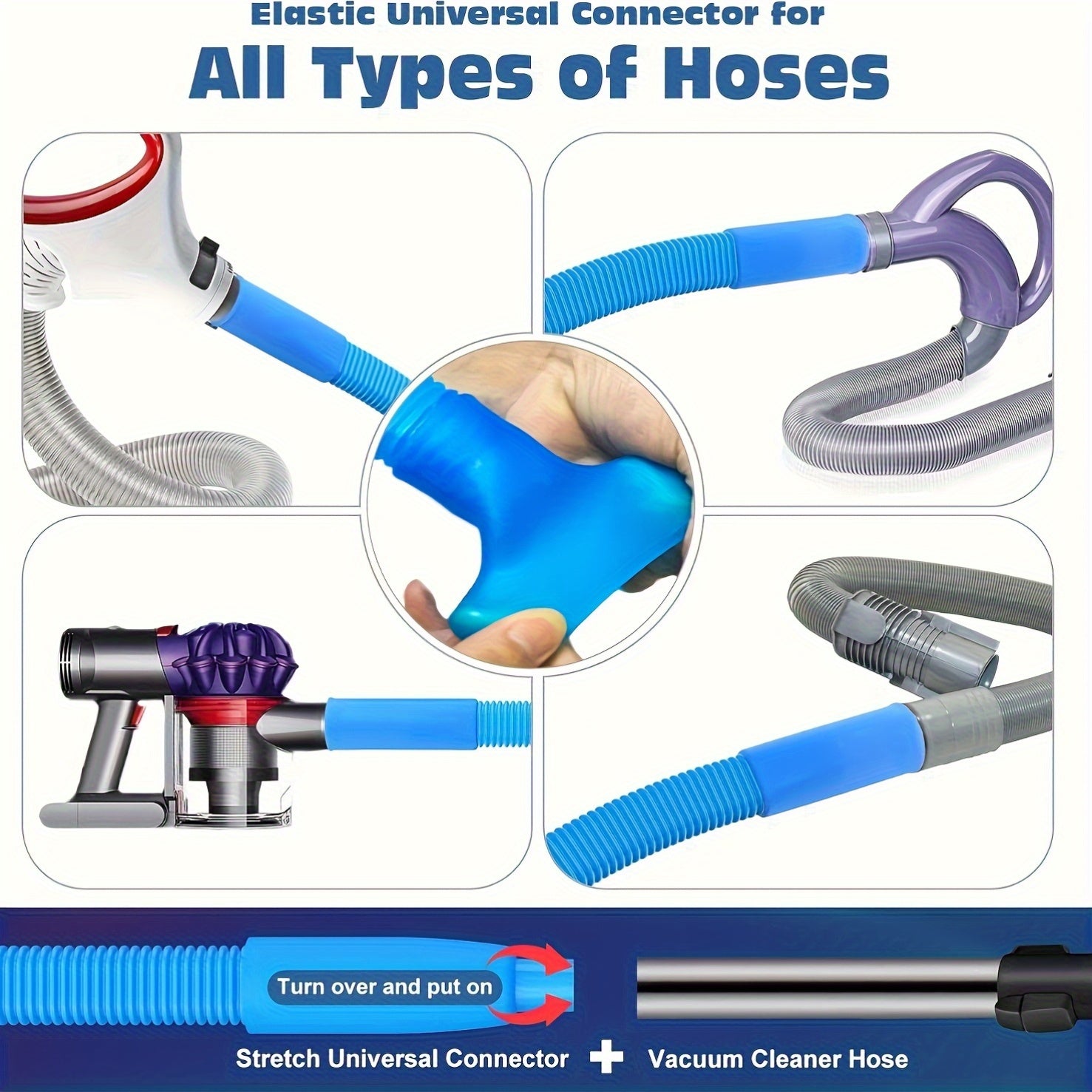 1pc dryer vent cleaner hose flexible lint removal vacuum