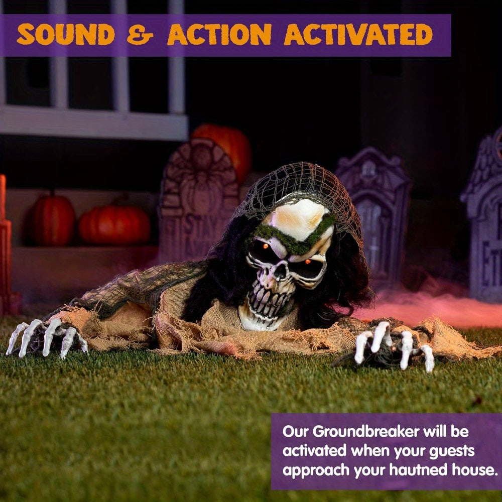 halloween decoration outdoor animated zombie