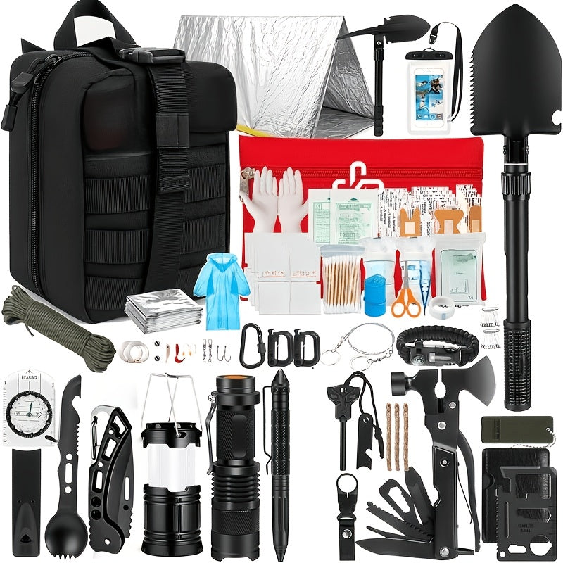 survival kit 258pcs survival gear supplies first aid kit