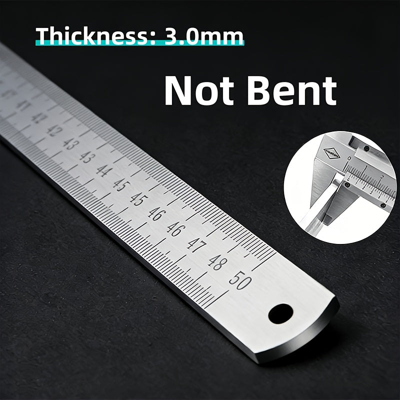 3mm thickened 50cm 20in stainless steel ruler suitable