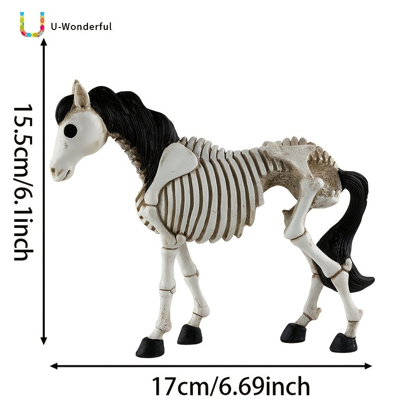 unique halloween party gift featuring a skeleton horse