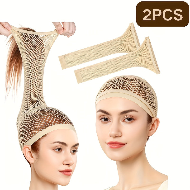 2 9 wig caps beige mesh wig cap closed wig net unisex