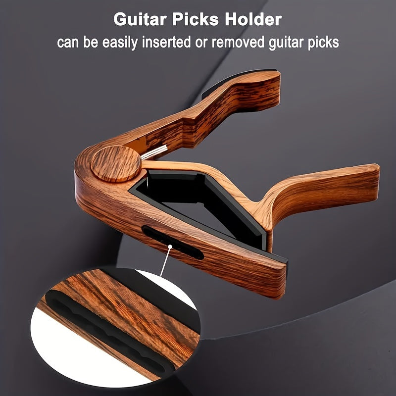 guitar capo pick holder perfect acoustic electric