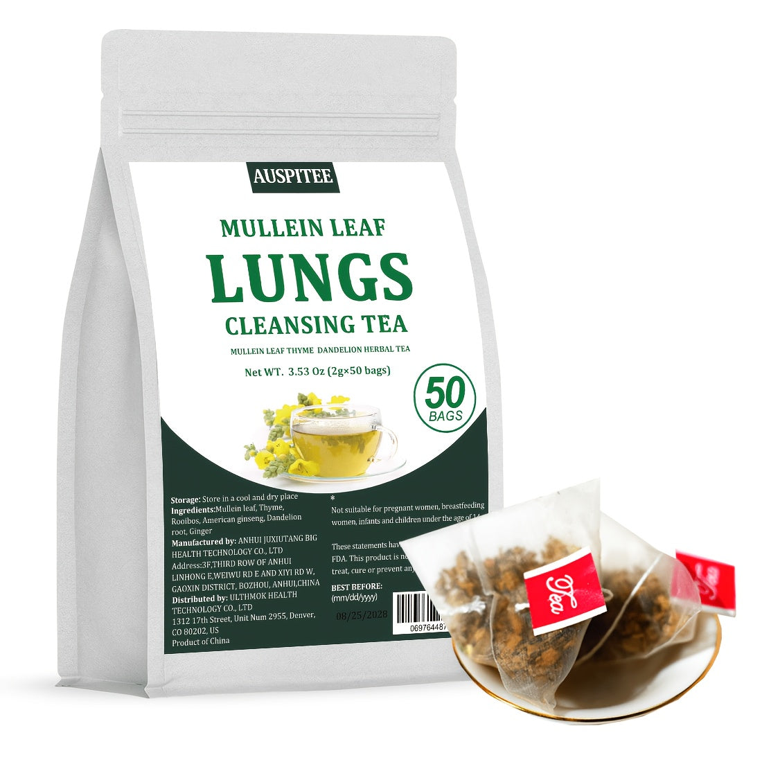 lungs tea 2g 50 bags   thyme   tea