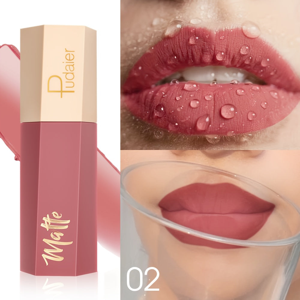 matte lip gloss waterproof long lasting non transfer smooth