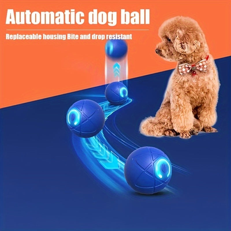 interactive bouncing dog toy ball gravity activated active