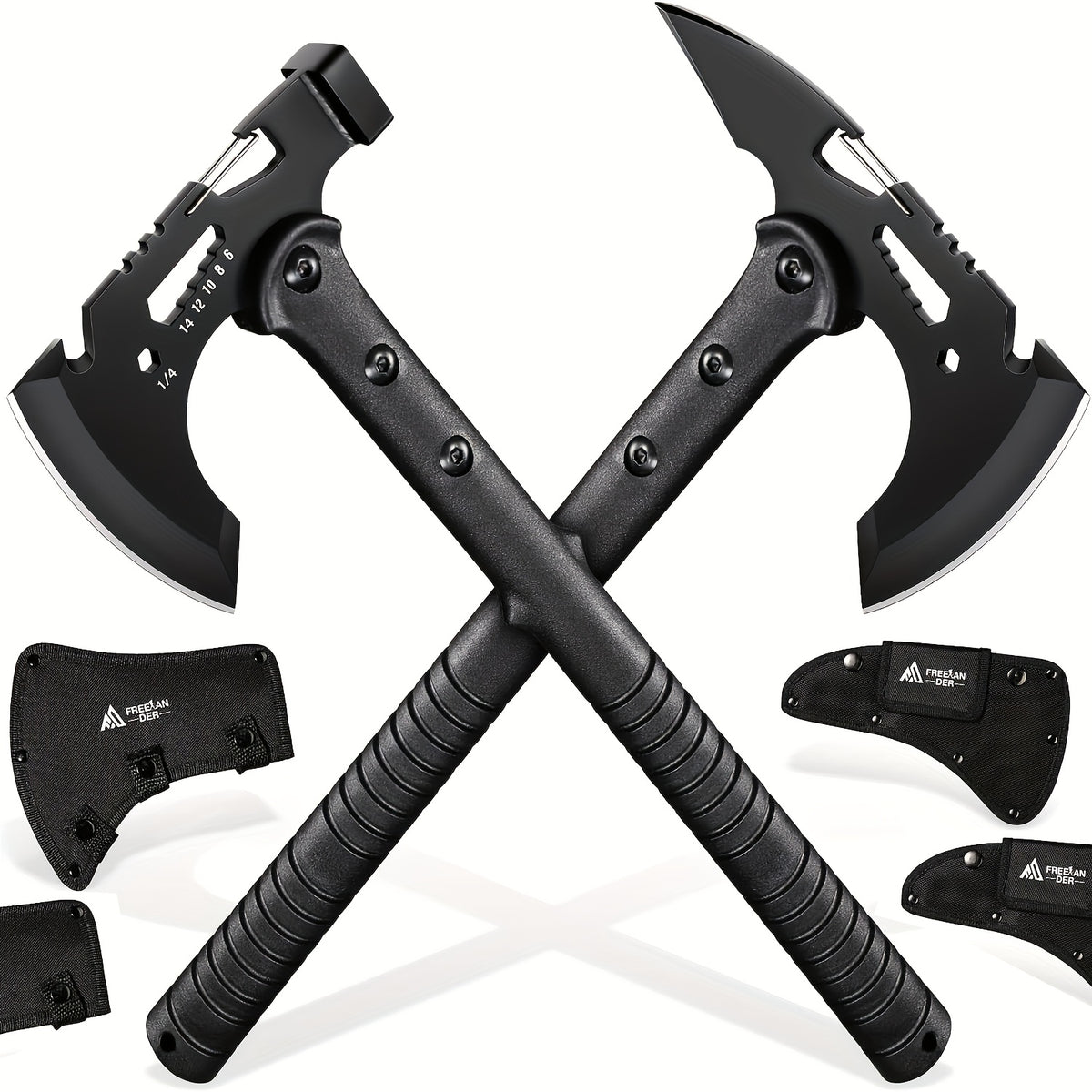 2pcs   camping hatchet set ergonomic grip multi