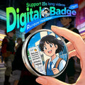 2026 new electronic badge display   high frame