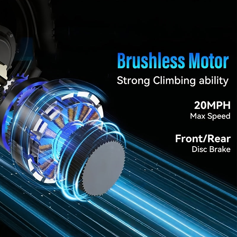 electric bike 48v battery brushless motor 15 20mph folding