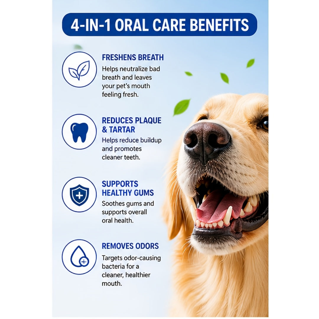 oral spray   pet breath freshener