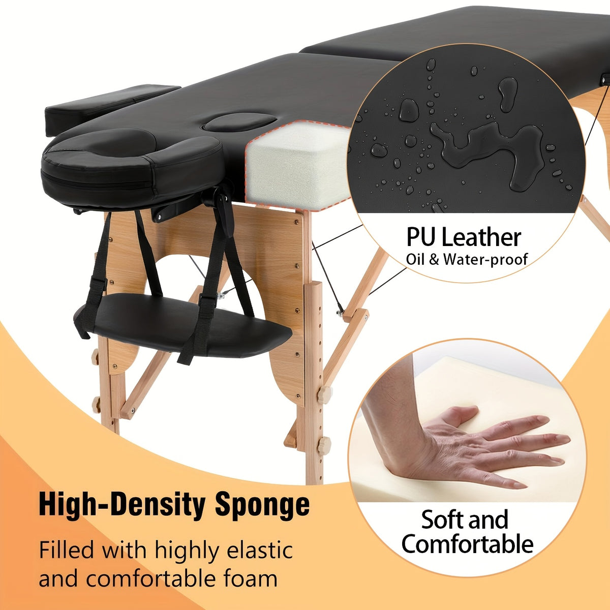 2 fold massage table portable massage bed   bed