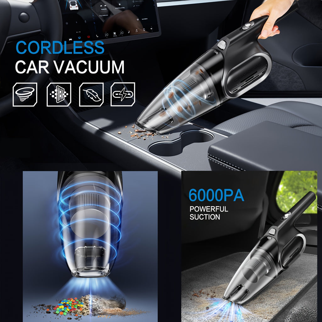 portable household vacuum cleaner 6000pa powerful suction