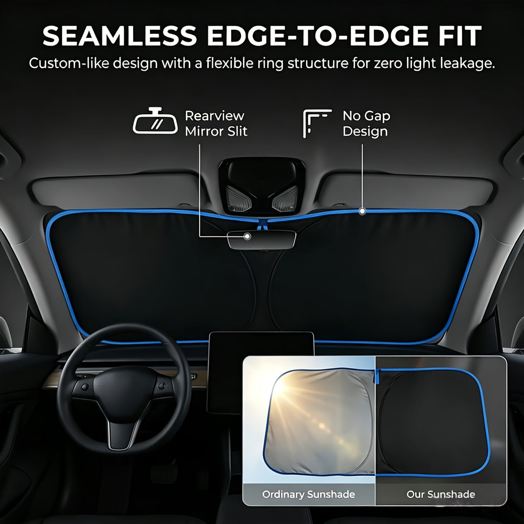 car universal windshield sunshade sunshade storage bag