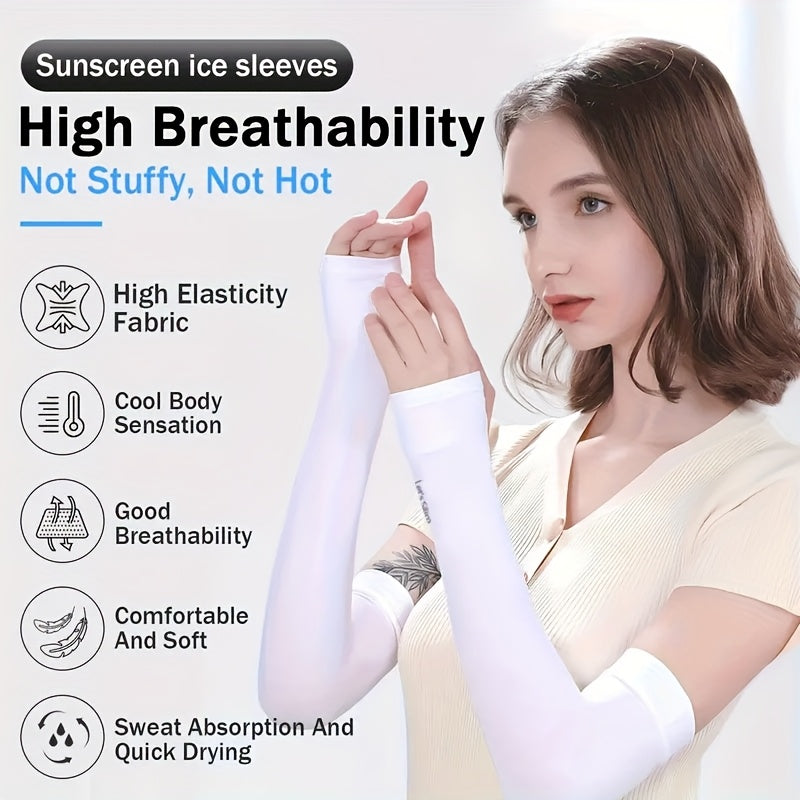 8 pairs cool arm covers men women summer travel arm sleeves
