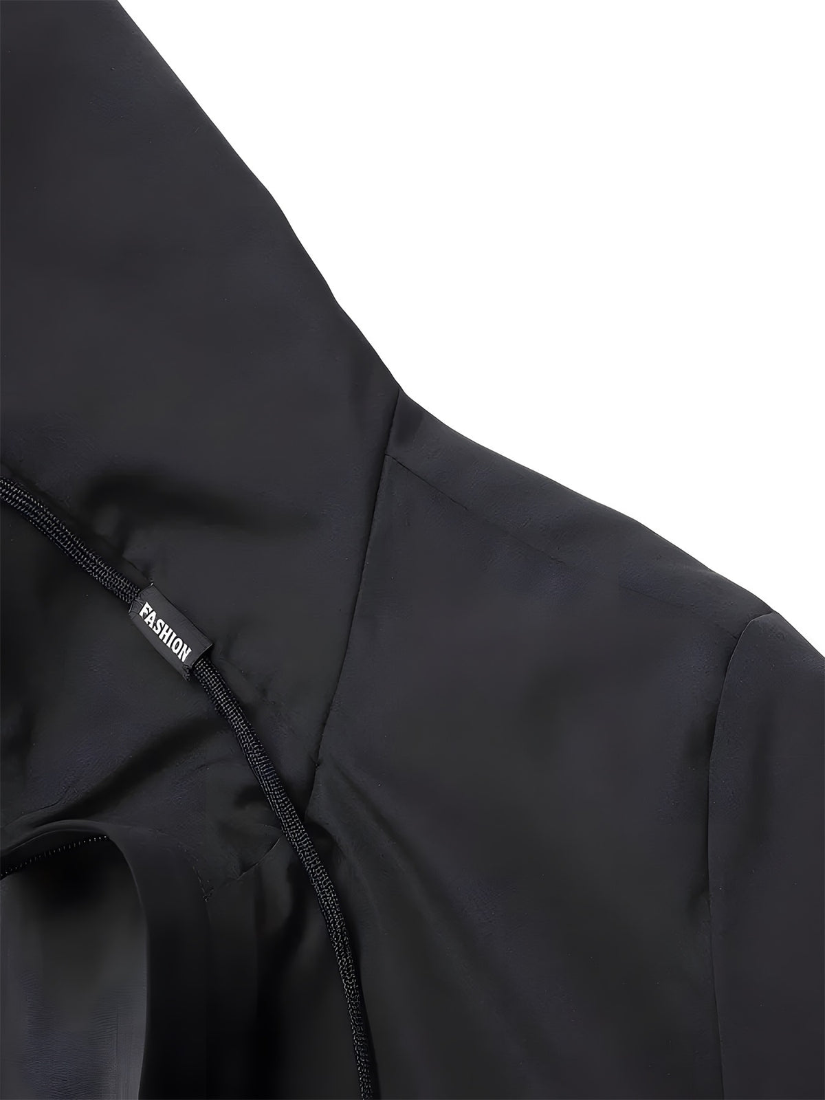 women   trendy windproof hooded jacket