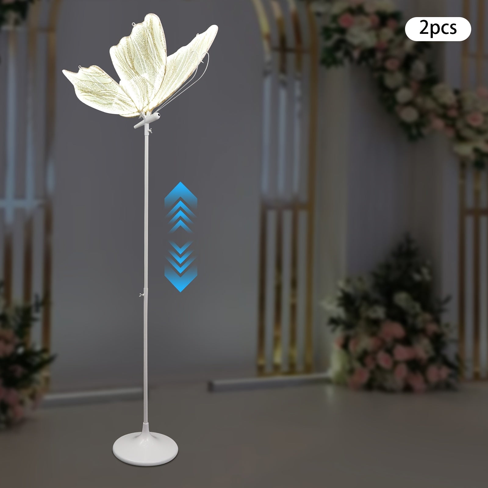 2pcs creative wedding   led floor lamp adjustable