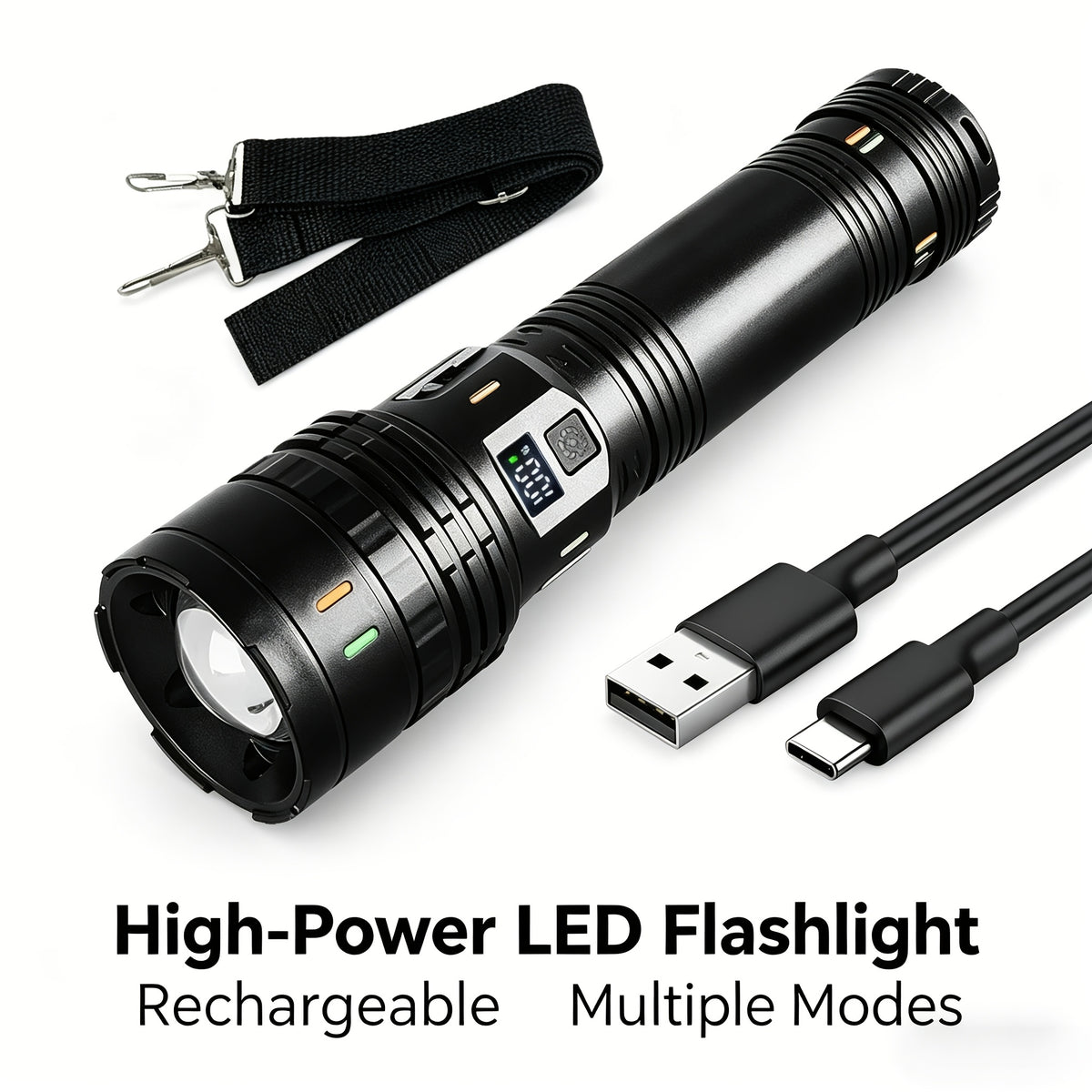 flashlight  s  b charging features a