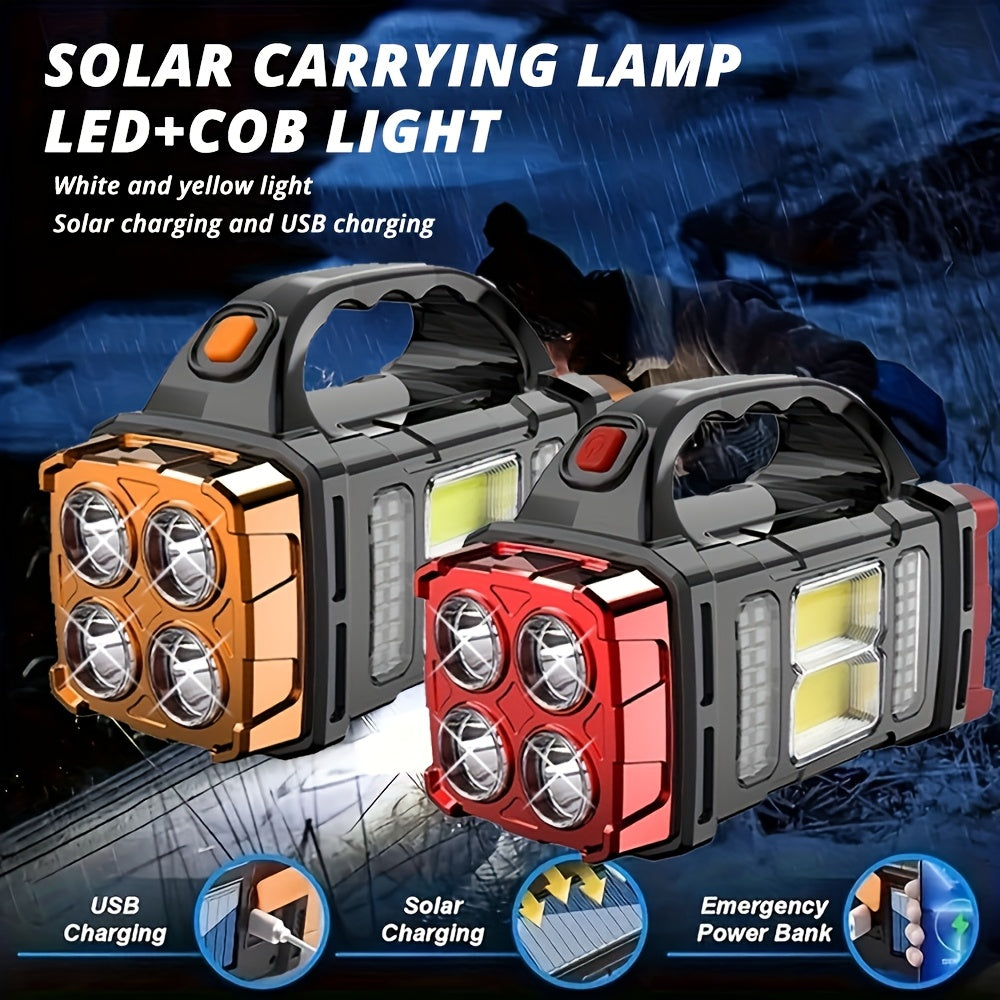 buy 1   2 pack solar powered led flashlight portable