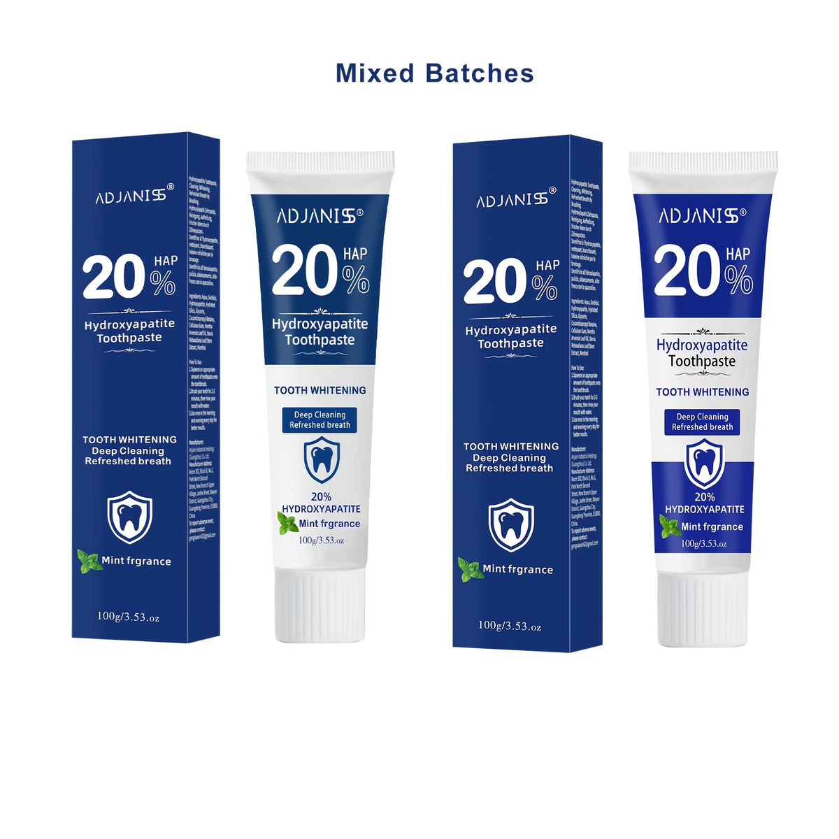 20 hydroxyapatite toothpaste fluoride free