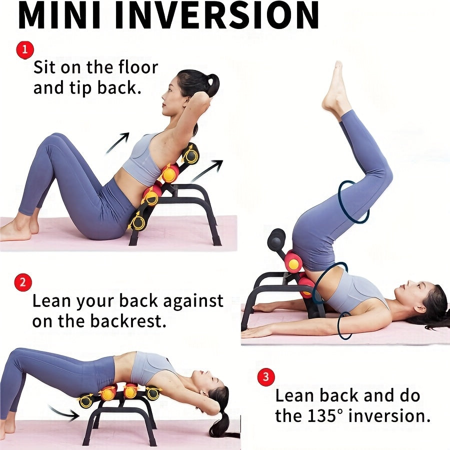 mini inversion table back   ab trainer