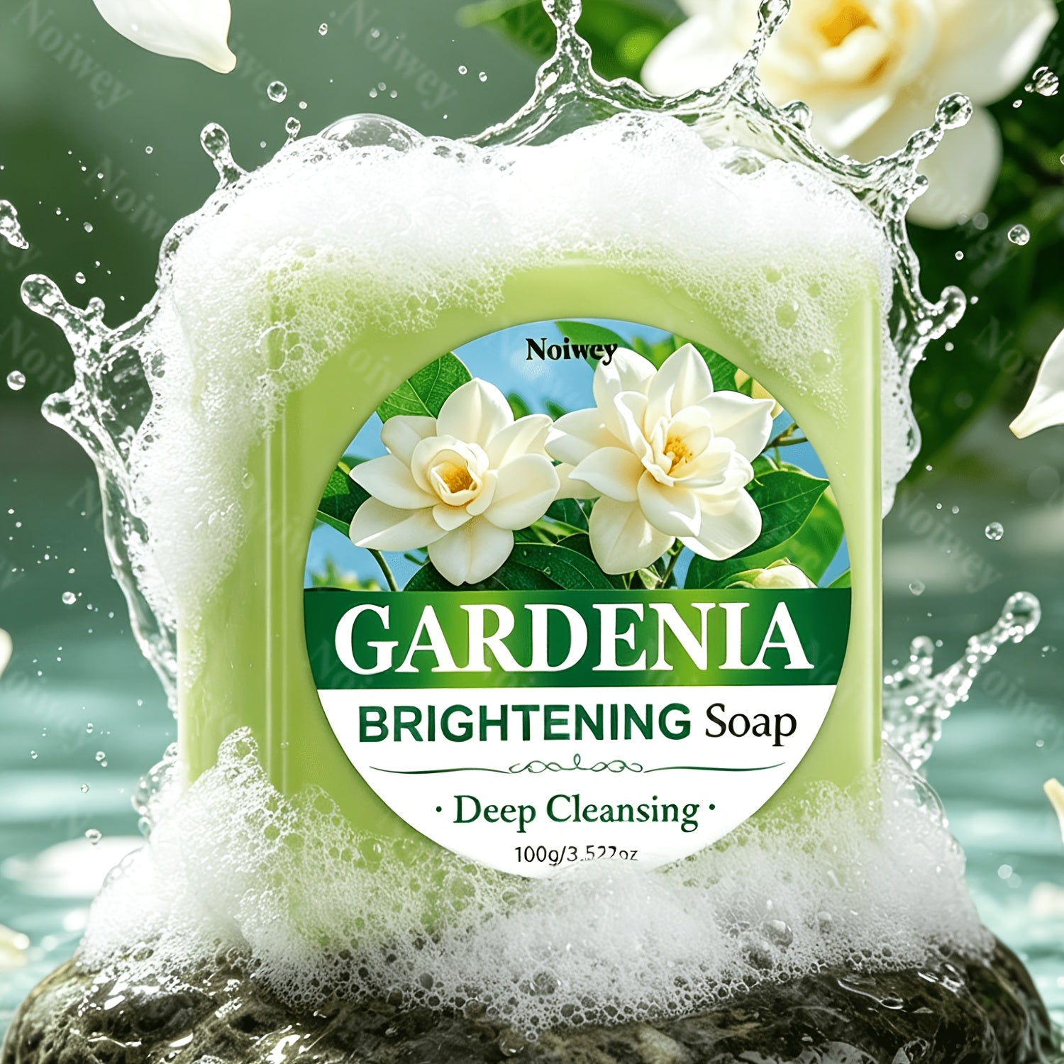 white floral soap   bar soap