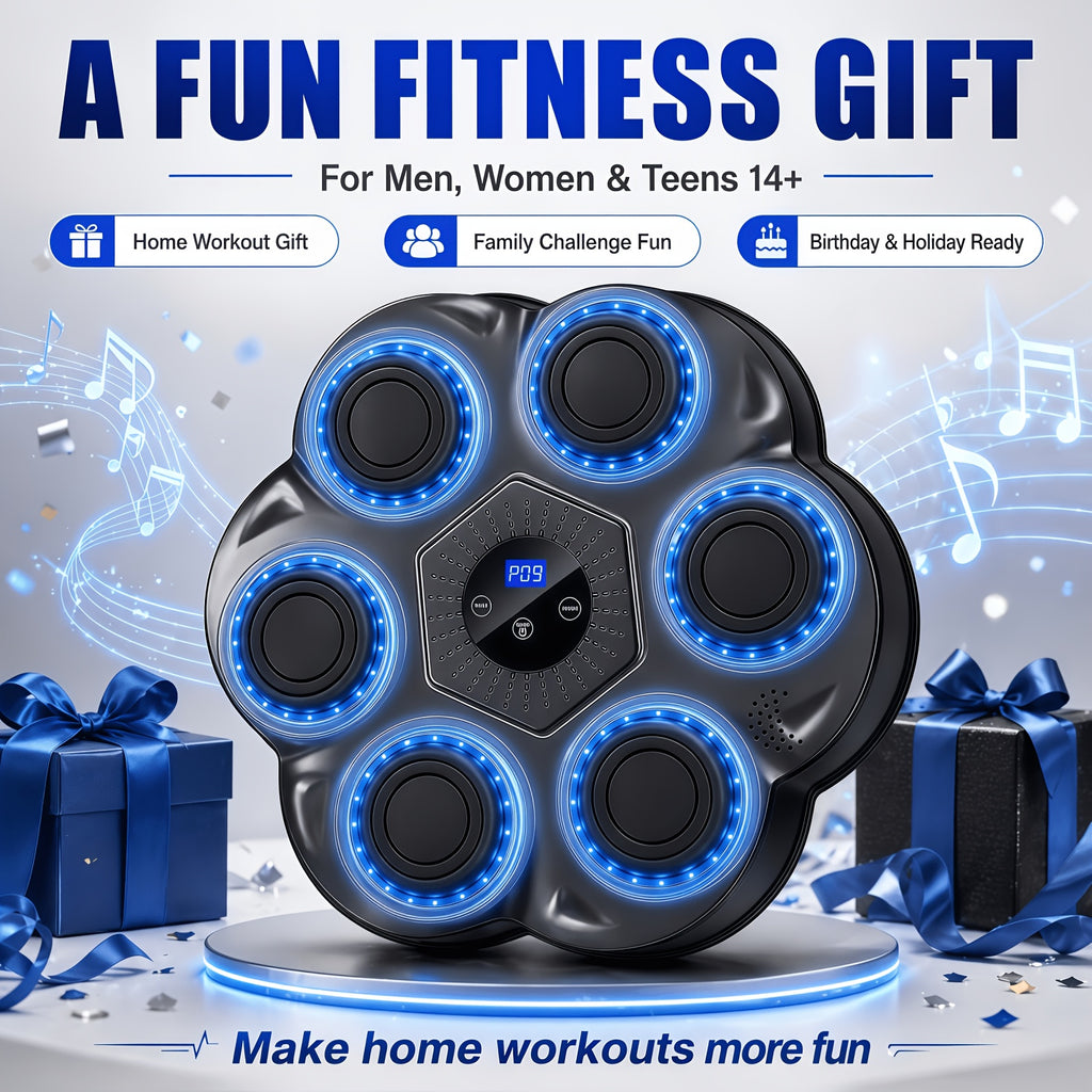 music boxing wall mounted trainer gloves interactive punch
