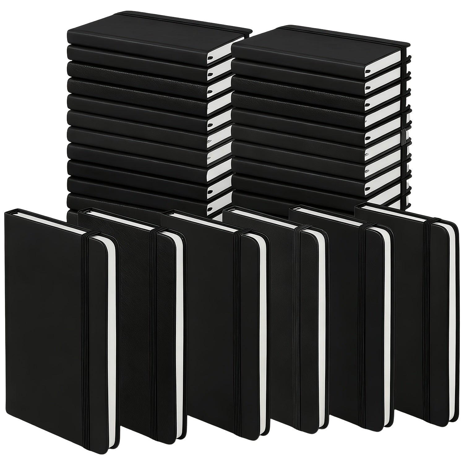 set  6 pu leather bound journals featuring 160 pages